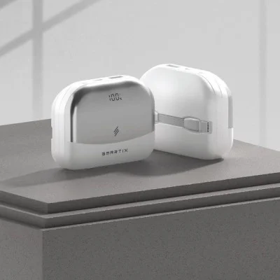 Smartix Powerx Premium 10000Mah Power Bank - White
